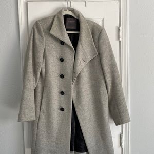 Zara men’s gray long coat